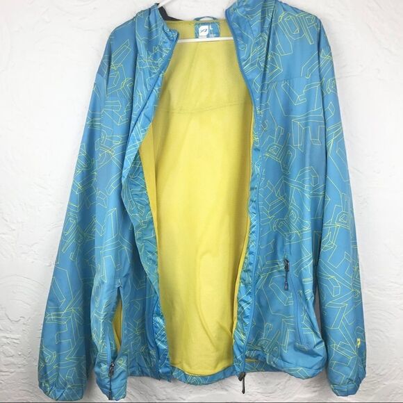ORAGE light blue snowboard jacket-yellow spell out - Picture 4 of 12